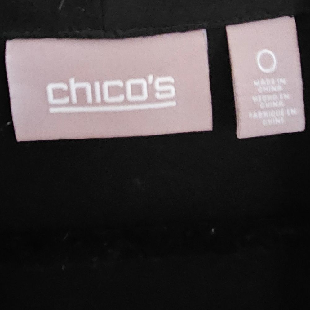 Chico's Women's Black Blazer/Jacket Size 0 (Small) - Picture 3 of 4